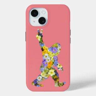 Peace Love Floral Bigfoot iPhone 15 Case