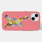 Peace Love Floral Bigfoot Case-Mate iPhone Case (Achterkant (horizontaal))