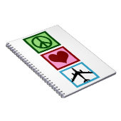 Peace Love Fly Notitieboek (Rechterzijde)
