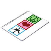 Peace Love Fly Notitieboek (Linkerzijde)