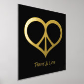 Peace & Love Folie Print (Laagn)