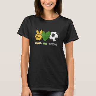 Peace Love Football Football Sport T-shirt