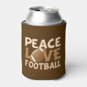 Peace Love Football Koelbox Blikjeskoeler (Blikje Voorkant)