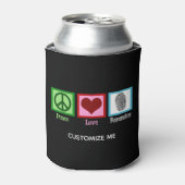 Peace Love Forensics  Blikjeskoeler (Blikje Voorkant)