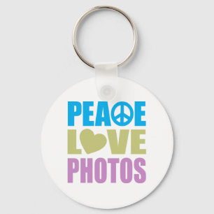 Peace Love Foto's Sleutelhanger