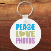 Peace Love Foto's Sleutelhanger (Voorkant)