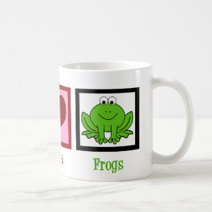 Peace Love Frogs Koffiemok
