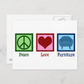 Peace Love Furniture Company Briefkaart (Voorkant / Achterkant)