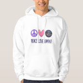Peace Love Gaming Hoodie (Voorkant)