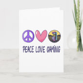 Peace Love Gaming Kaart (Voorkant)