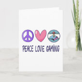 Peace Love Gaming Kaart (Voorkant)