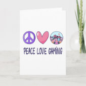 Peace Love Gaming Kaart (Voorkant)