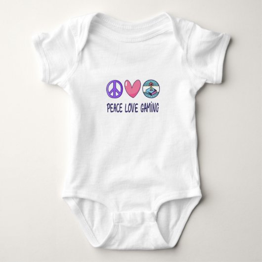 Peace Love Gaming Romper (Voorkant)