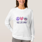 Peace Love Gaming T-shirt (Voorkant)