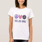 Peace Love Gaming T-shirt (Voorkant)
