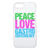 Peace Love Gastroenterology Case-Mate iPhone Case (Achterkant)