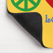 Peace Love Gemini Astrological Design Muismat (Hoek)