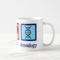 Peace Love Genealoge Cute Genealogist