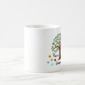 Peace Love Genealogie Family Tree Fun Gift Mok (Center)