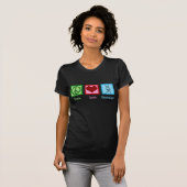 Peace Love Genealogy T-shirt (Voorkant volledig)
