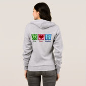 Peace Love Genetics Hoodie (Achterkant volledig)