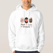 Peace Love Geocache Hoodie (Voorkant)