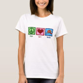 Peace Love Gerbils T-shirt (Voorkant)