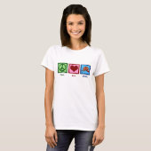 Peace Love Gerbils T-shirt (Voorkant volledig)