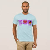 Peace Love Germany T-shirt (Voorkant volledig)