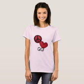 Peace Love Gigi T-shirt (Voorkant volledig)