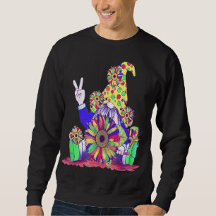 Peace Love Gnome Hippie Gnomen Carnaval Kleuren De Trui