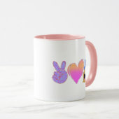 Peace Love Gnome | Pasgeborene bij pasta Mok (Voorkant rechts)