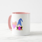 Peace Love Gnome | Pasgeborene bij pasta Mok (Voorkant links)