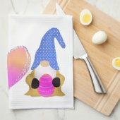 Peace Love Gnome | Pasgeborene bij pasta Theedoek (Quarter Fold)