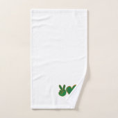 Peace Love Gnome | Sublimatie van St Patrick's Day Bad Handdoek (Handdoek)
