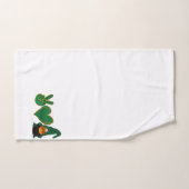 Peace Love Gnome | Sublimatie van St Patrick's Day Bad Handdoek (Handdoek)