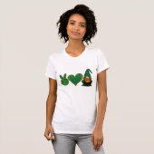 Peace Love Gnome | Sublimatie van St Patrick's Day T-shirt (Voorkant volledig)