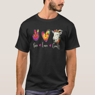 Peace Love Goats - Goat Whisperer Boerderij Animal T-shirt