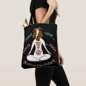 PEACE LOVE GOATS YOGA | GetYerGoat™ Tote Bag (Dichtbij)