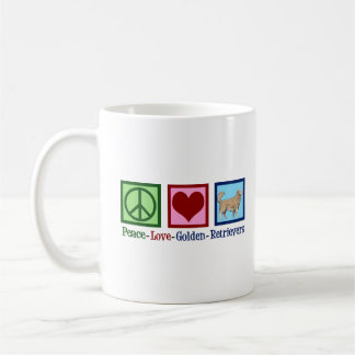Peace Love Golden Retriever Women's Koffiemok