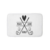 PEACE LOVE GOLF BADMAT (Voorkant)