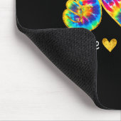 Peace Love Golf Funny Tie Dye Golf Lovers  Muismat (Hoek)