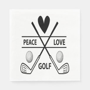 PEACE LOVE GOLF SERVET