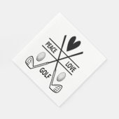 PEACE LOVE GOLF SERVET (Hoek)