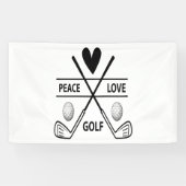 PEACE LOVE GOLF SPANDOEK (Horizontaal)