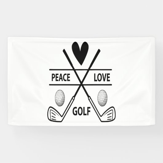 PEACE LOVE GOLF SPANDOEK (Horizontaal)