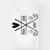 PEACE LOVE GOLF SPANDOEK (Verticaal)