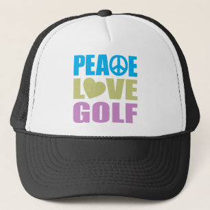 Peace Love Golf Trucker Pet