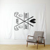 PEACE LOVE GOLF WANDKLEED (In Situ (horizontaal))