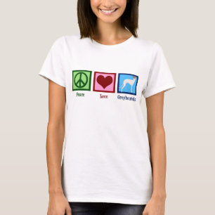 Peace Love Greyhounds Women's T-shirt